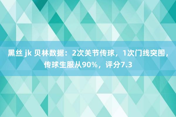 黑丝 jk 贝林数据：2次关节传球，1次门线突围，传球生服从90%，评分7.3
